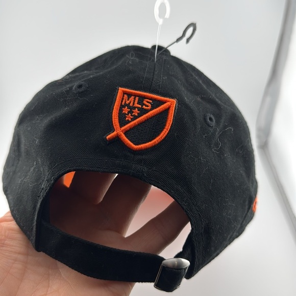 NWT Houston Dynamo
Team 9TWENTY Adjustable NEW ERA Black Orange Cap Hat OSFM - Picture 4 of 13